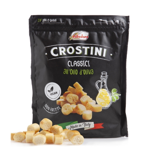 Crostini di pane confezionati