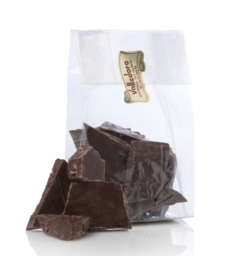 Cioccolato extra fondente con fave di cacao